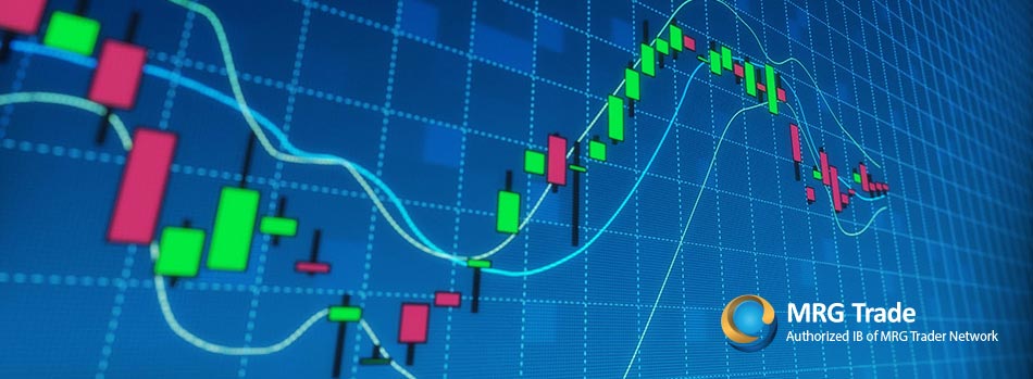 Ilustrasi support & resistance dan candlestick